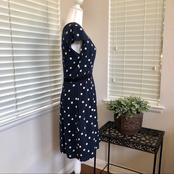 Boden "Easy Day"  Polka Dot Dress Size 10 - Picture 3 of 10